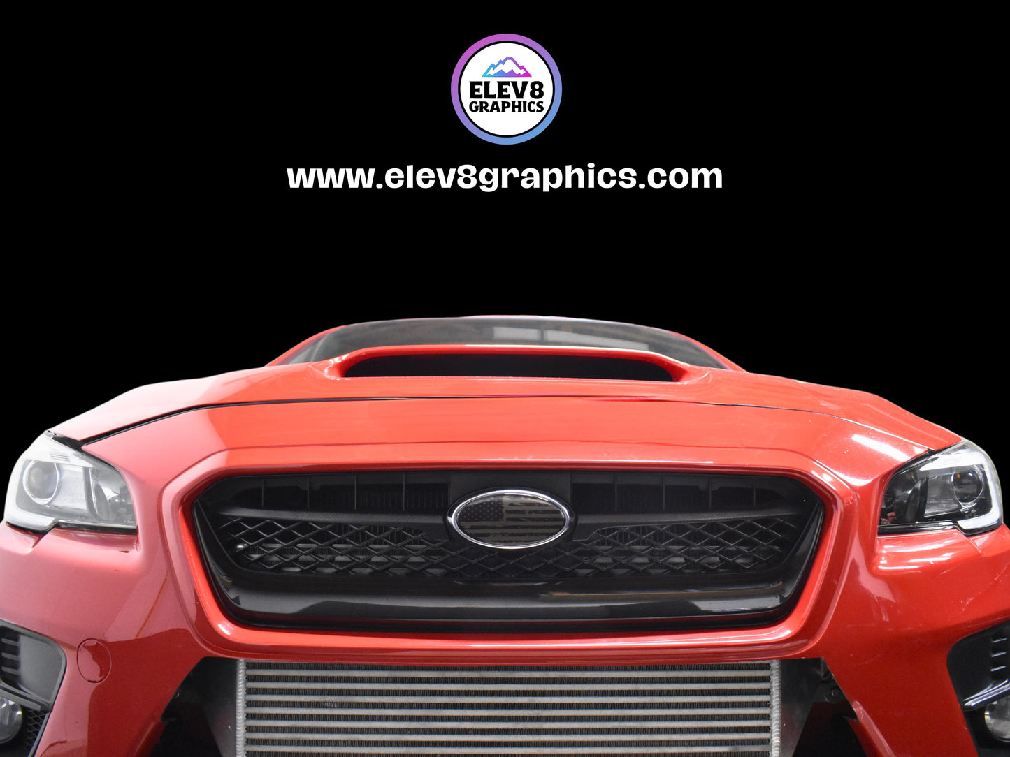 Emblem Overlay Set for Subaru: Distressed American Flag Design - Fits Multiple Models- Multiple Colors