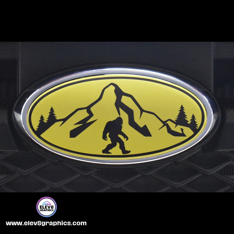 Emblem Overlay Set for Subaru: Mountain Sasquatch - Fits Multiple Models- Multiple Colors