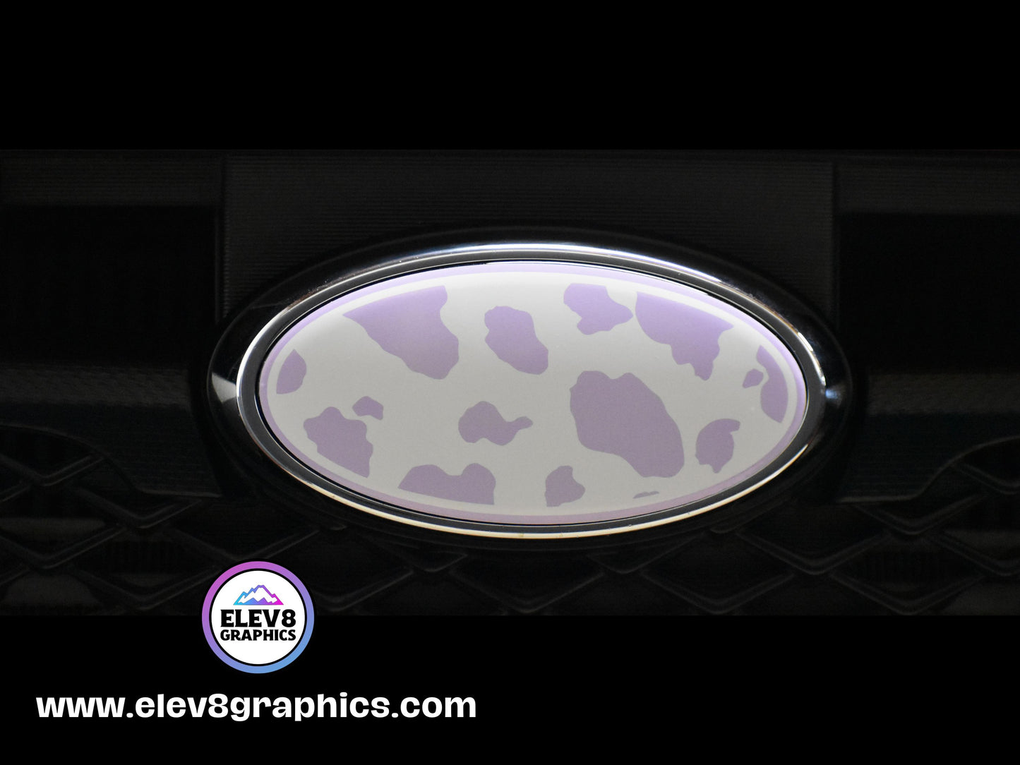 Emblem Overlay Set Fits Subaru: Cow Print Design - Fits Multiple Models- Multiple Colors