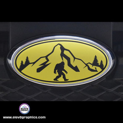 Emblem Overlay Set- FRONT & REAR OVERLAYS- for Subaru: Mountain Sasquatch - Fits Multiple Models- Multiple Colors