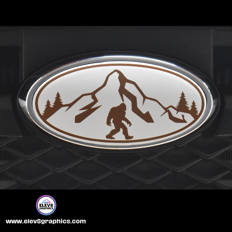 Emblem Overlay Set for Subaru: Mountain Sasquatch - Fits Multiple Models- Multiple Colors